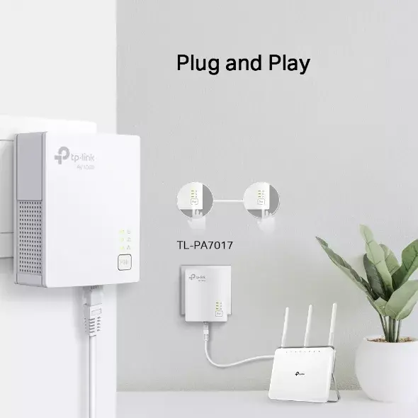 Адаптер Powerline TP-Link TL-PA7019 KIT Photo 6