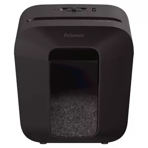 Fellowes Powershred LX25M papīra smalcinātājs Smalcināšana daļiņās Melns