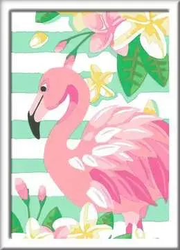 Ravensburger CreArt Think Pink Flamingo набор по номерам Photo 2