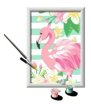 Ravensburger CreArt Think Pink Flamingo набор по номерам Photo 3