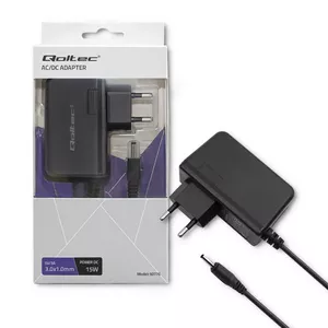 Блок питания Qoltec 50776 Indoor 15 W Black