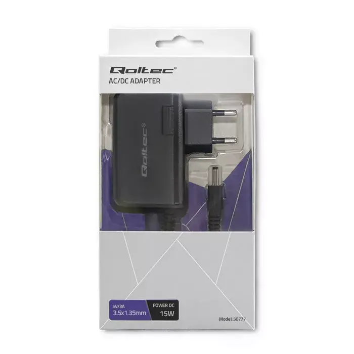 QOLTEC 50777 15 Вт сетевой адаптер для помещений Photo 2