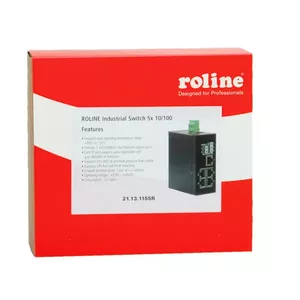 ROLINE Industrial Switch, 5x RJ-45, unmanaged