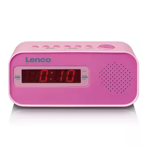 Lenco CR-205 Цифровой будильник Розовый