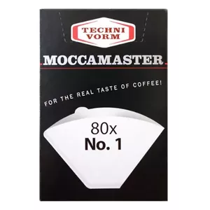 Одноразовый бумажный фильтр для кофе MOCCAMASTER Cup размер 1 — 80 шт., белый