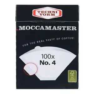 Кофейные фильтры MOCCAMASTER 85022 — бумажные, белые, упаковка 100 шт.