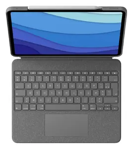 Клавиатура-чехол Logitech Combo Touch с трекпадом для iPad Pro 12.9 дюйма 5-го и 6-го поколения, французская раскладка AZERTY