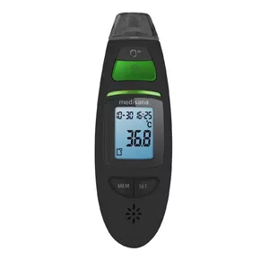 Remote sensing thermometer Medisana TM 750 Black Ear Forehead