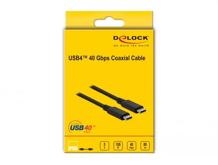 Koaksiālais kabelis DeLOCK USB4 40 Gbps Photo 3