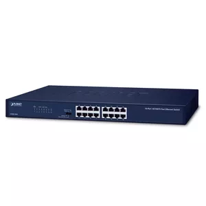 PLANET FNSW-1601 tīkla pārslēgs Nepārvaldīts Fast Ethernet (10/100) 1U Zils