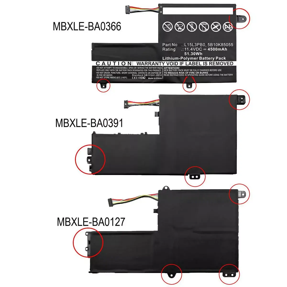 Аккумулятор CoreParts MBXLE-BA0127 Photo 2