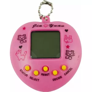 RoGer Virtual Digital pet with keychain / Heart / Pink