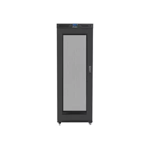 Рэк-шкаф 19" LANBERG FF01-8042-23BL 42U 800x1000 мм с перфорированной дверью