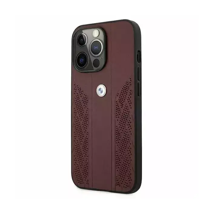 Кожаный чехол BMW BMHCP13SRSPPR для iPhone 13 Pro Max Photo 2