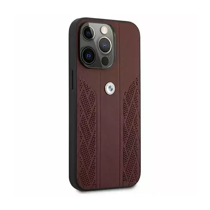 Кожаный чехол BMW BMHCP13SRSPPR для iPhone 13 Pro Max Photo 4