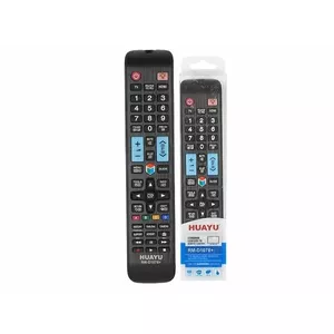 HQ LXHD1078 TV Remote Control for Samsung LCD and LED TVs with Smart and 3D Functions Black