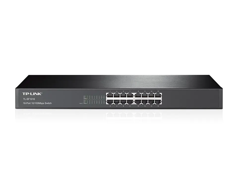Slēdzis TP-Link TL-SF1016 Unmanaged Fast Ethernet