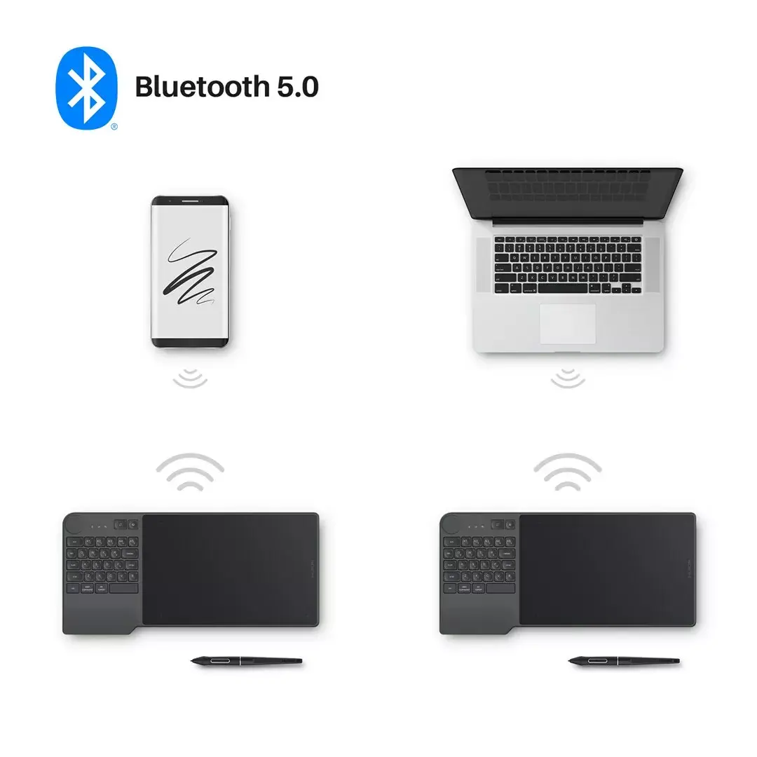 Grafikas planšete HUION Inspiroy Keydial KD200 Photo 7