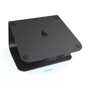 Rain Design mStand360 - drehbarer Aluminium Stand für MacBooks Notebooks bis 15 zoll Laptop stand Black 38.1 cm (15")