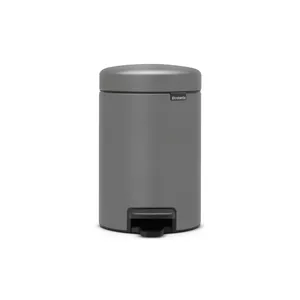 Trash Can Brabantia 126260 3L Round Plastic Grey