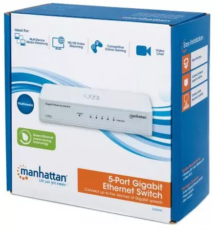 Ethernet Switch Manhattan 5-Port Gigabit Photo 5