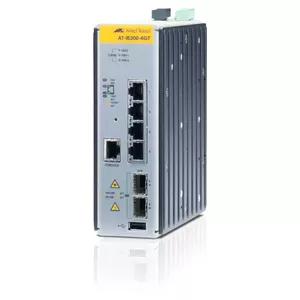 Allied Telesis AT-IE200-6GT Vadīts L2 Gigabit Ethernet (10/100/1000) Melns