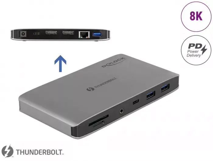 Doku stacija DeLOCK Thunderbolt 3 8K Photo 2