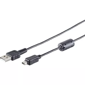 Кабель USB 2.0 A — Mini 2.0 12‑контактный ShiverPeaks 1,5 м (77372)