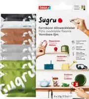 Moldable adhesive Tesa 41285-00001-00 — Sugru repair putty, 8 colors, reusable packets