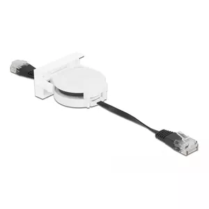Network Retractable Cable DeLOCK Easy 45 Module RJ45 Cat.5e black