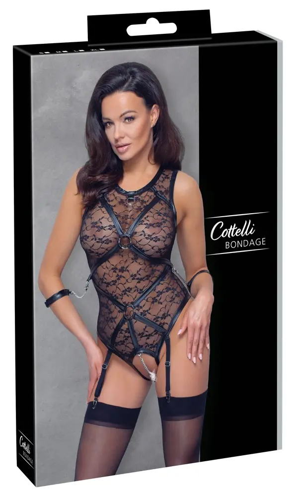Body Cottelli Collection L melns –