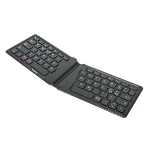 Targus AKF003NO Mini Wireless Bluetooth Keyboard Universal QWERTY Nordic Layout Antimicrobial Folding Battery Powered Black
