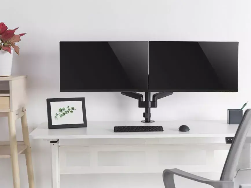 Divu monitoru galda stiprinājums Equip 17"-32" Photo 6