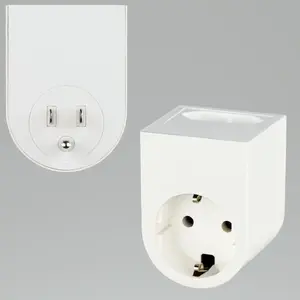 Travel plug adapter REV 0020440803 for USA sockets, white