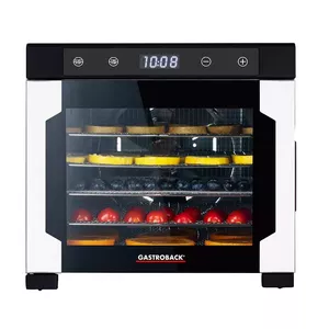 GASTROBACK Design Pro Food Dehydrator Stainless Steel 600 W LED Display 230 V