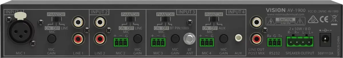 Audio amplifier Vision AV-1900 Photo 4