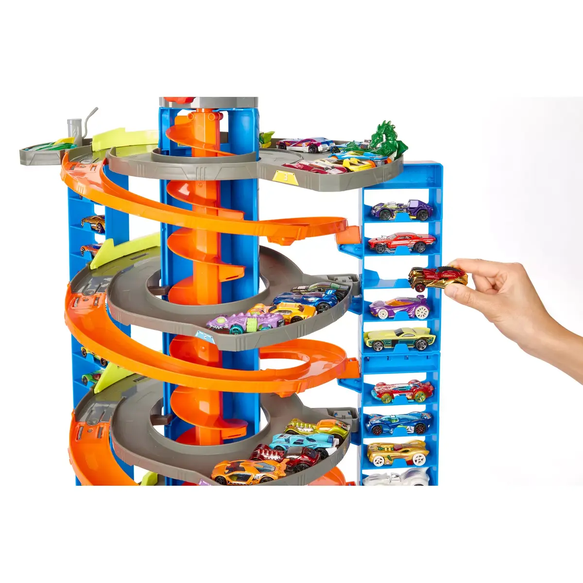Vehicle & track set Hot Wheels City 50 New Mega Garage - 16N Photo 2