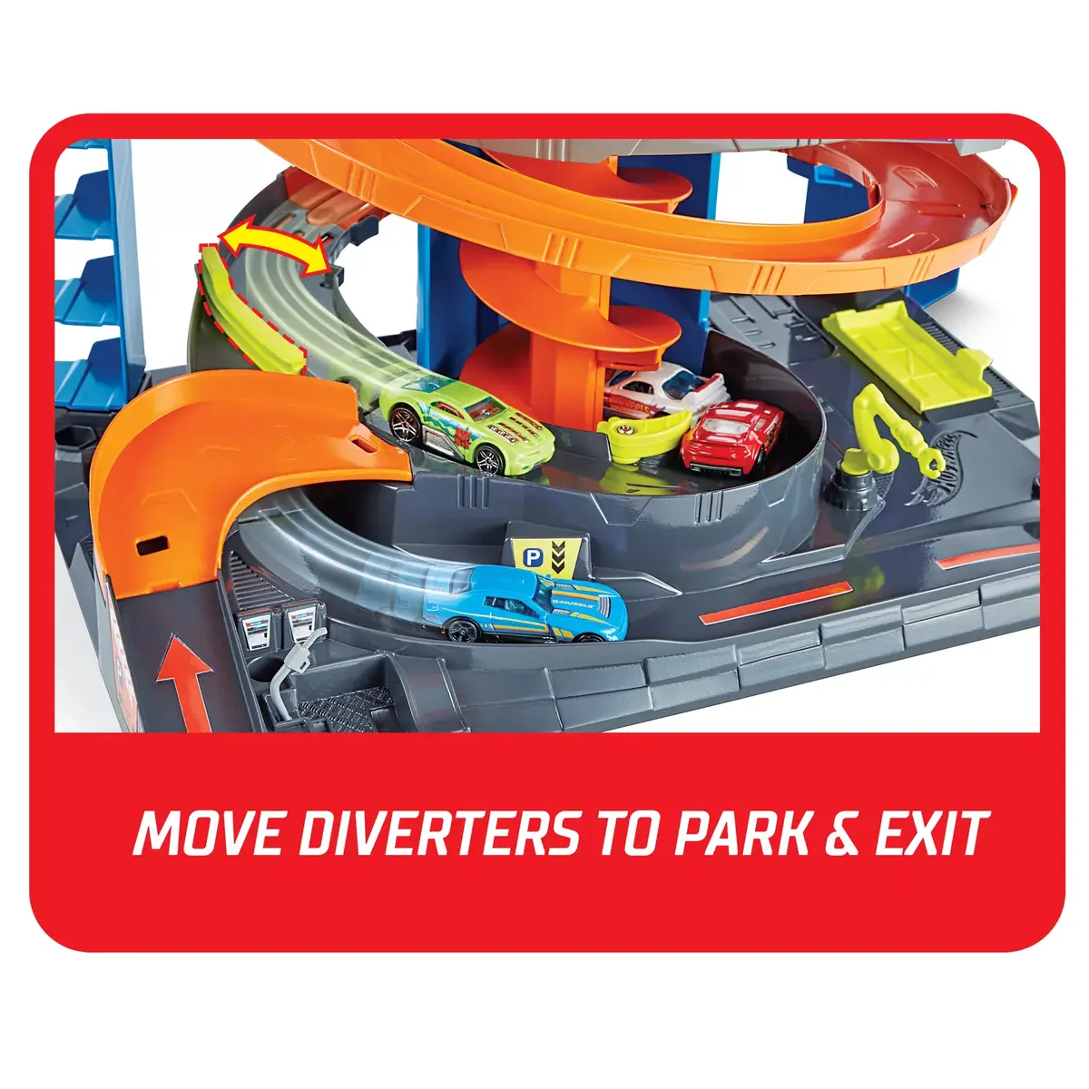 Vehicle & track set Hot Wheels City 50 New Mega Garage - 16N Photo 9
