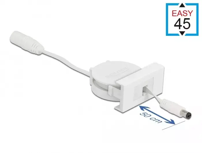 Power Retractable Cable DeLOCK Easy 45 Module 81377 Photo 2