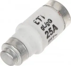 Fuse insert ETI 002212002 D02 gG 25A 400V with status indicator