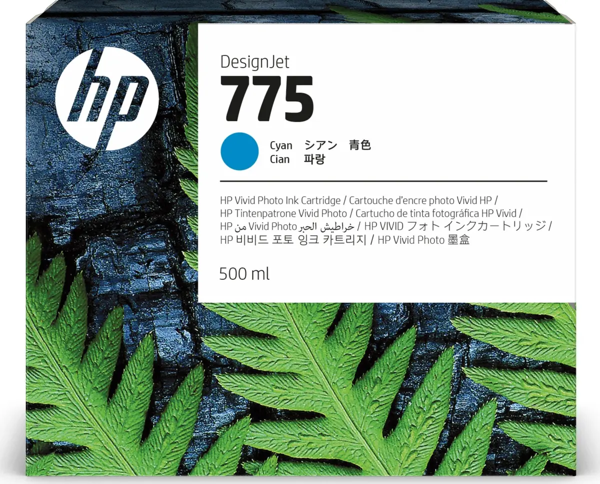 HP 775 Cyan Tintes kasetne 1XB17A