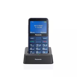 Mobilais telefons Panasonic KX-TU155EXBN — 2.4" ekrāns, Dual SIM, Bluetooth, microSD, 0.3 MP kamera, zils