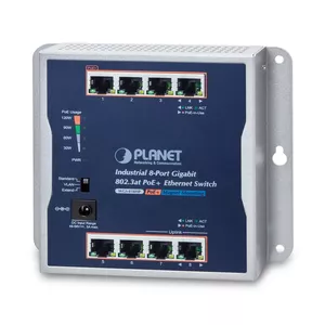 Неуправляемый коммутатор PLANET IP30 Industrial 8-Port