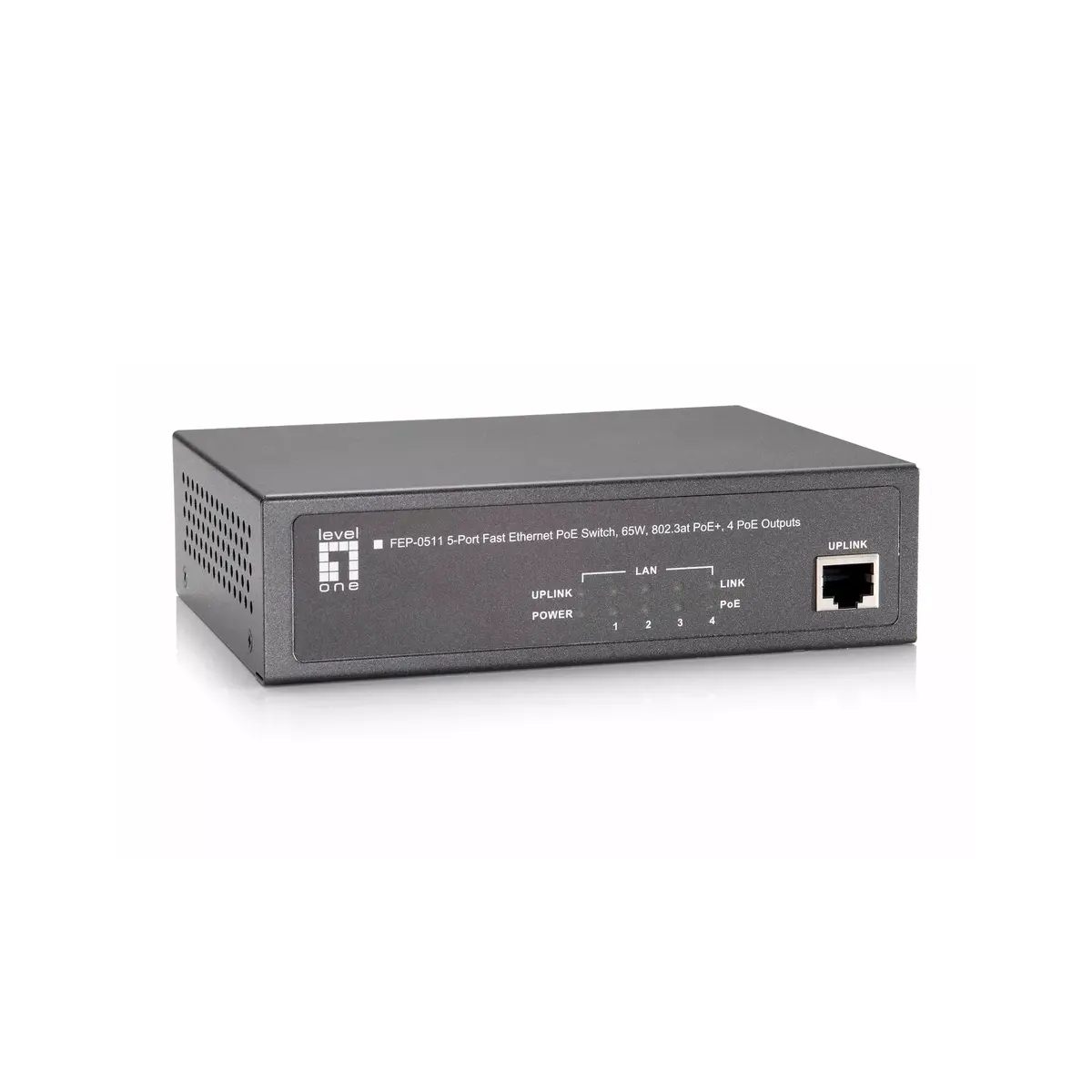 5-Port Fast Ethernet PoE Switch LevelOne FEP-0511 Photo 2