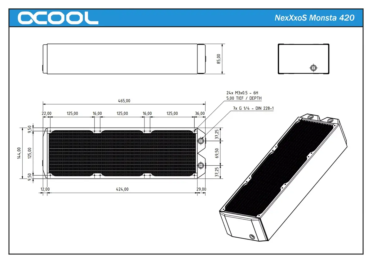 Радиатор Alphacool NexXxoS Monsta Photo 6