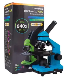 Levenhuk Microscope Rainbow 2L plus azure