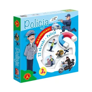 Board Game Alexander Magnesy Magnesiaki Policja – family magnetic matching game