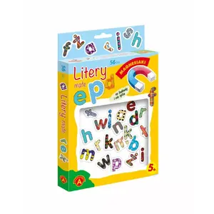 Magnesiaki magnetic puzzle small letters by Alexander – educational letter set for preschool learning