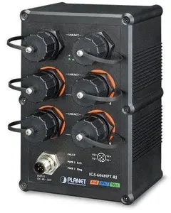 PLANET Industrial Layer 2 Gigabit Switch IGS-605HPT with 6 ports and PoE, waterproof and dustproof design