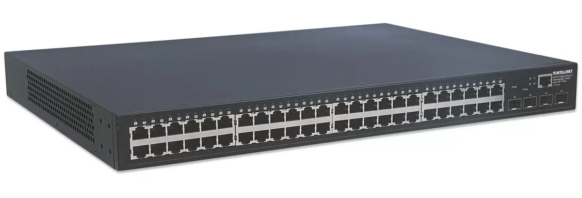 Managed Switch Intellinet 48-Port Gigabit Ethernet Photo 2